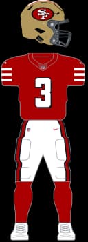 San Francisco 49ers Red Throwback