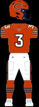 Chicago Bears Orange Alternate