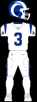 Los Angeles Rams Fearsome White