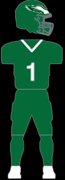 Philadelphia Eagles Kelly Green